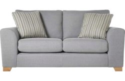 Collection Ashdown Large Fabric Sofa - Silver